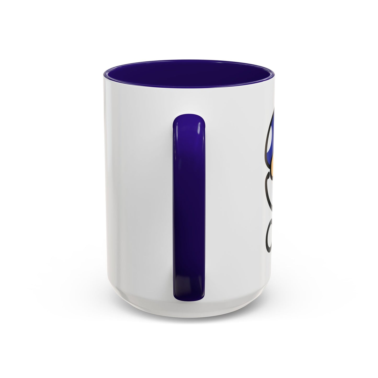 Power Up Mushroom Medical Coffee Mug - 15 oz. Blue