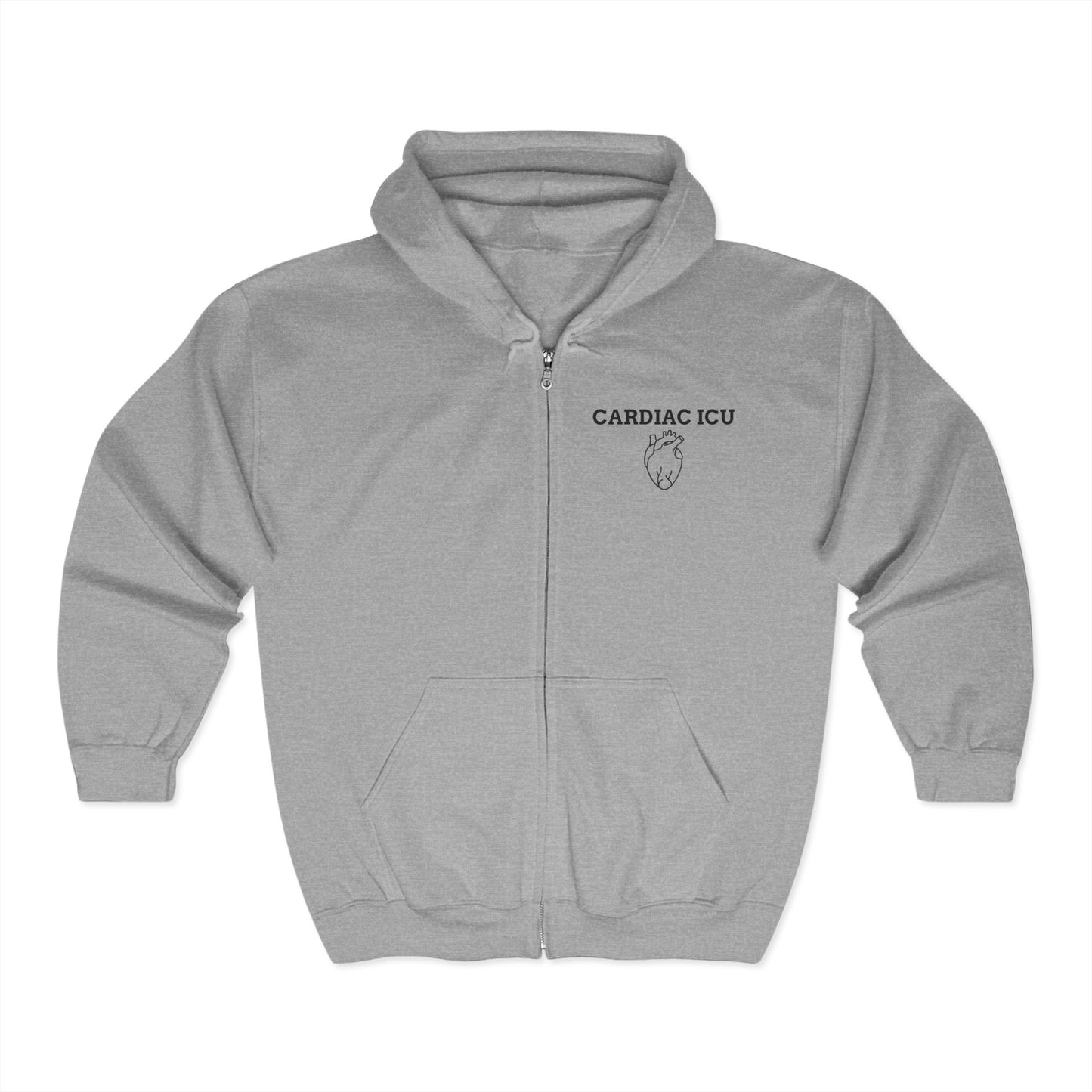 Cardiac ICU Full-Zip Hoodie – For Heart Unit Heroes