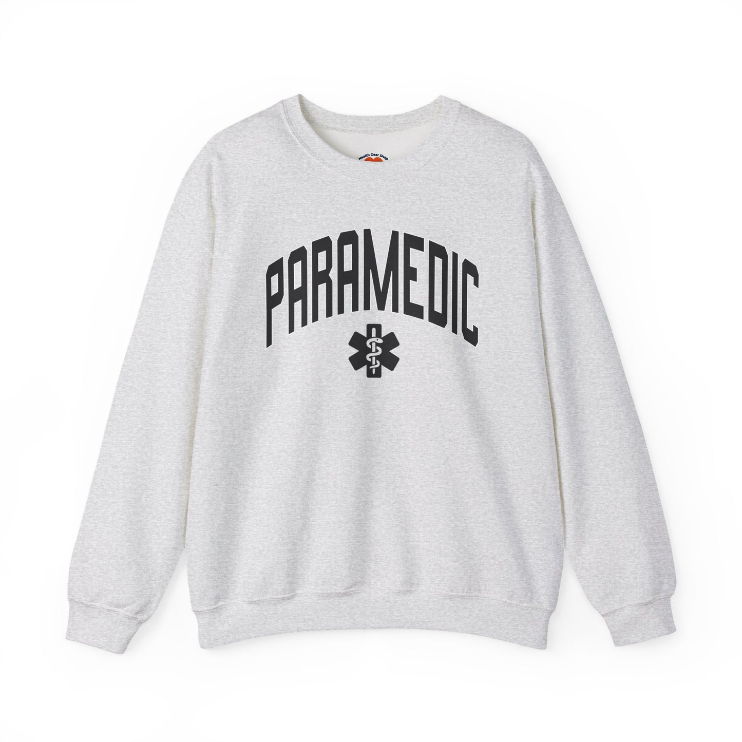 Varstity Paramedic Crewneck Sweatshirt-Ash-Health Gear Shop