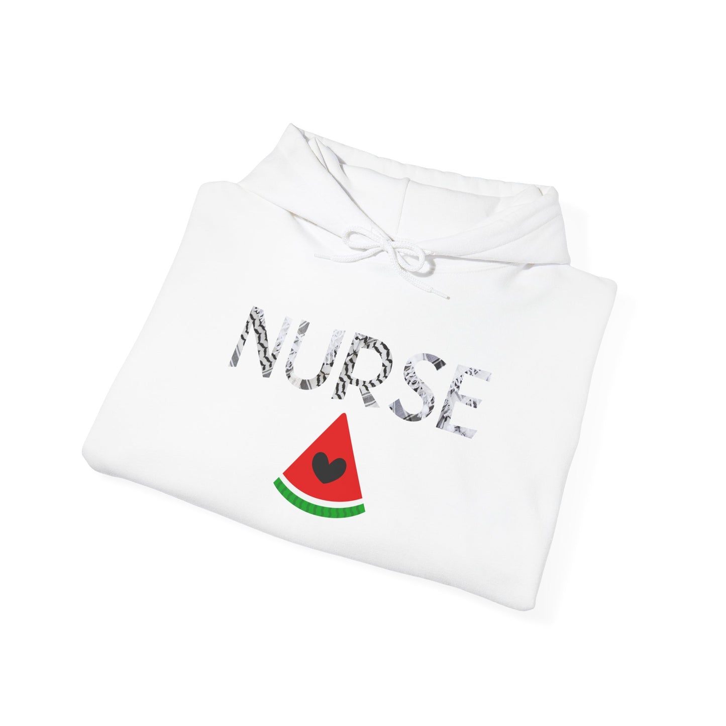 Nurse Watermelon Hoodie – Warmth with Solidarity