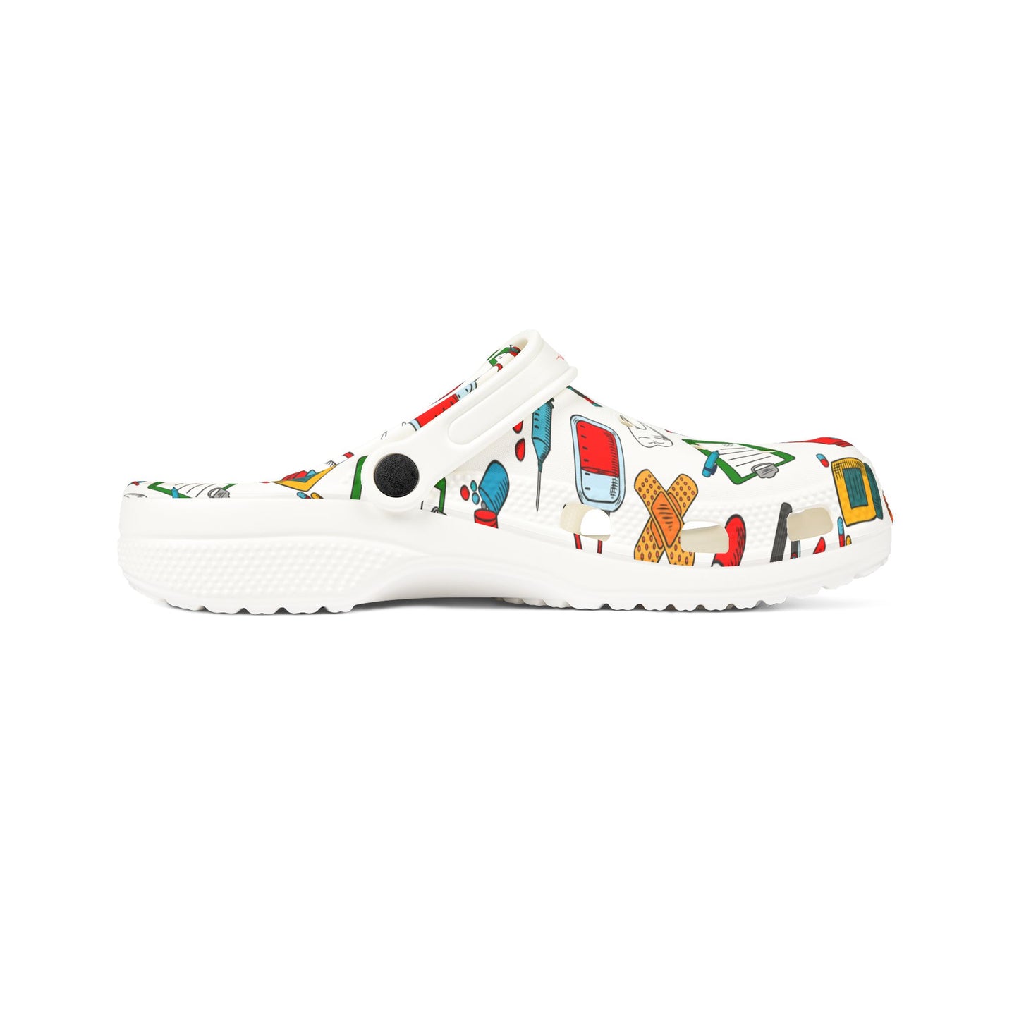 Medical Motif EVA Clogs – Lightweight Shoes for Healthcare Workers