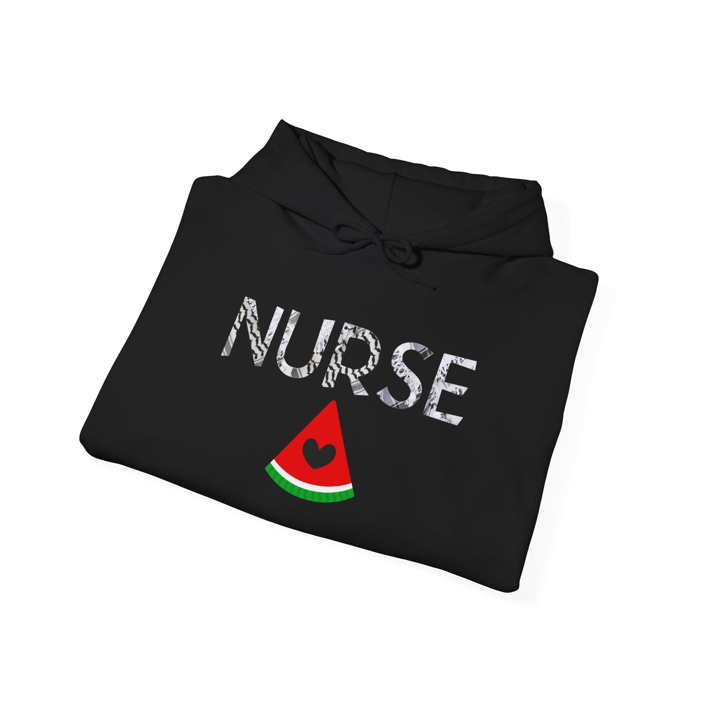Nurse Watermelon Hoodie – Warmth with Solidarity