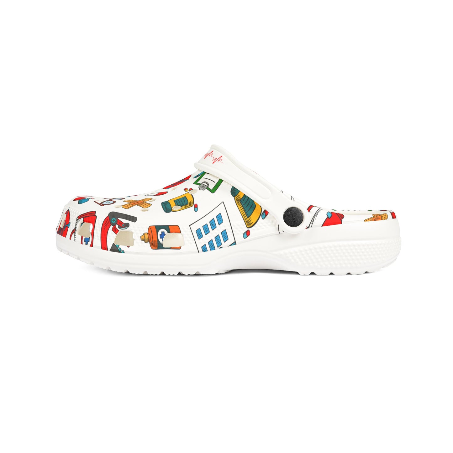 Medical Motif EVA Clogs – Lightweight Shoes for Healthcare Workers
