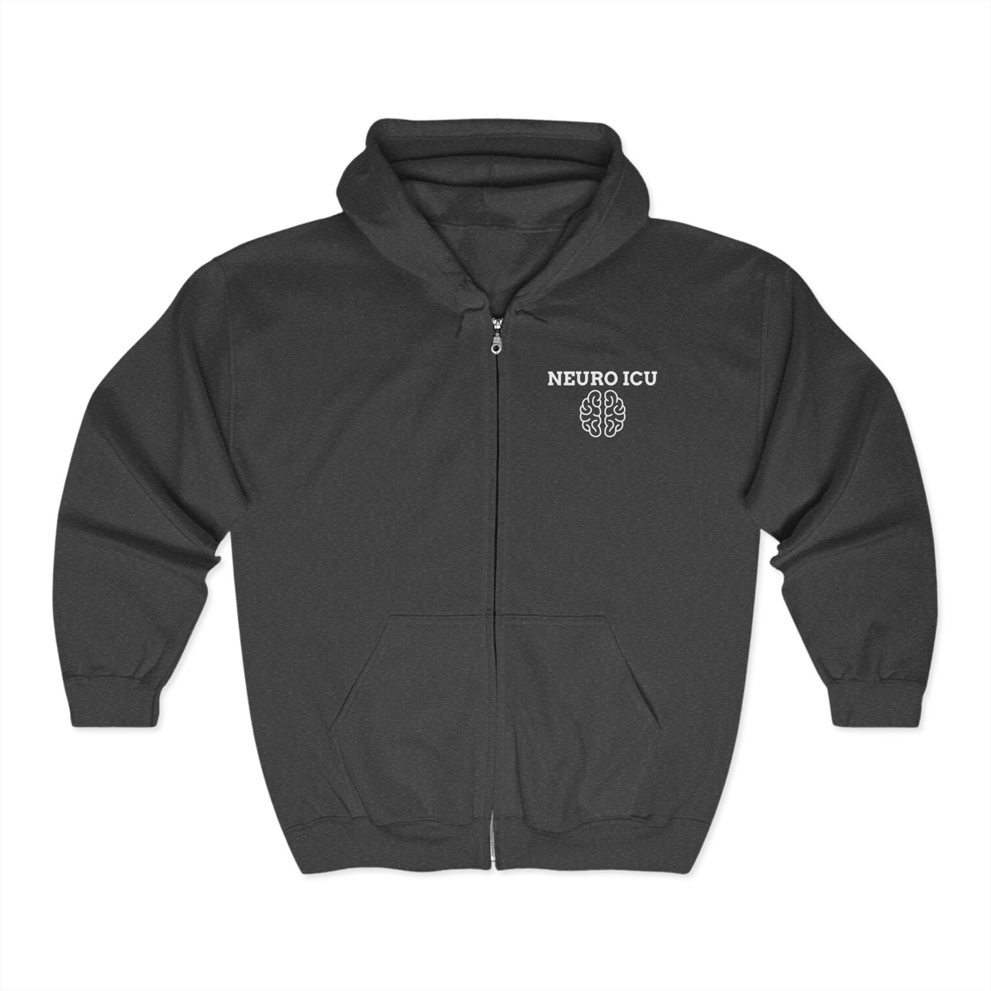 Neuro ICU Full-Zip Hoodie – For Neurocritical Care Staff