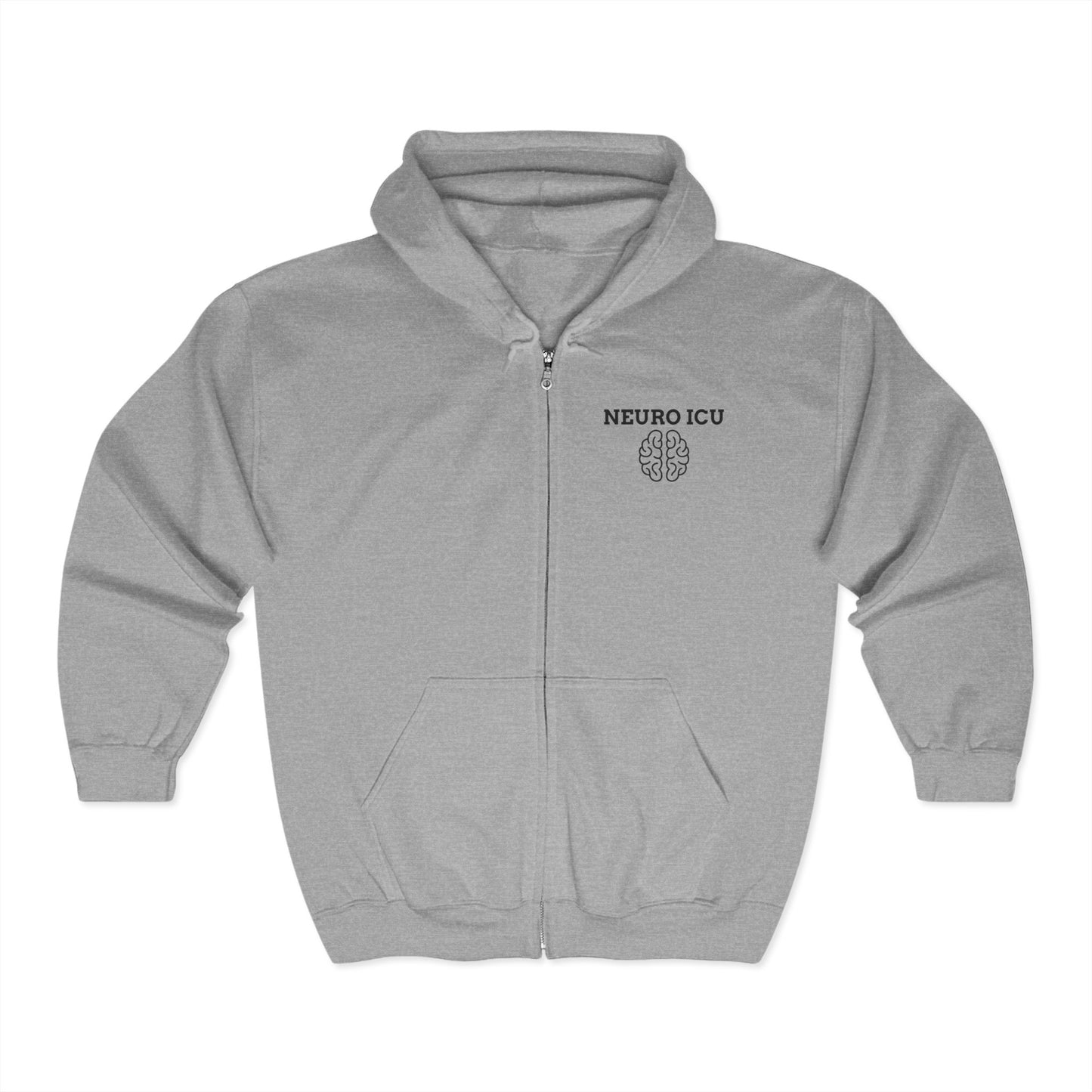 Neuro ICU Full-Zip Hoodie – For Neurocritical Care Staff