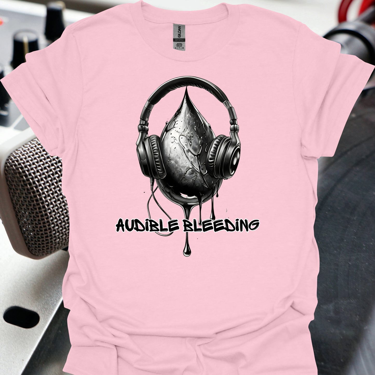 Audible Bleeding Surgery Humor T-Shirt-Light Pink-Health Gear Shop