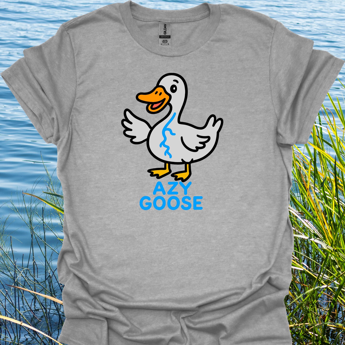Azy Goose Azygous Funny Medical Pun Humor T-Shirt