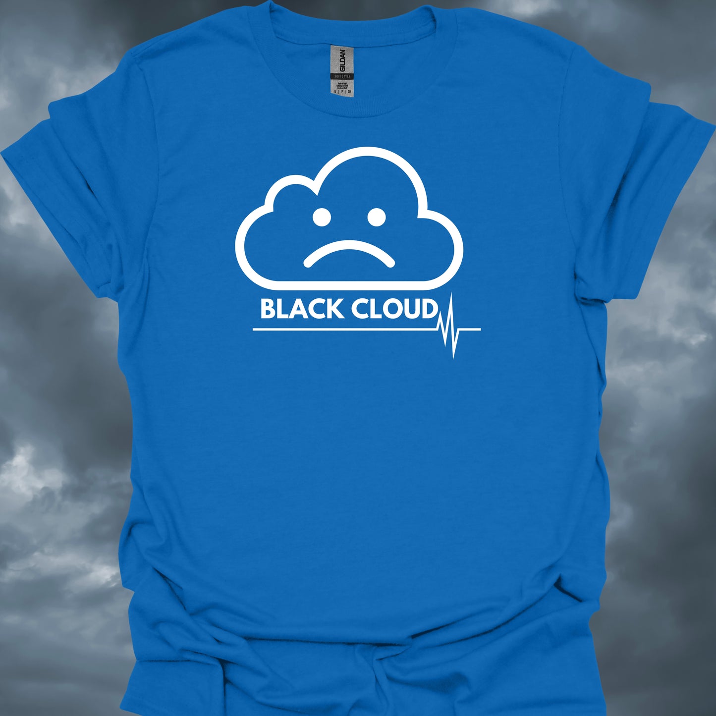 Black Cloud Medical Humor T-Shirt – Residency Life T-Shirt-Royal-Health Gear Shop