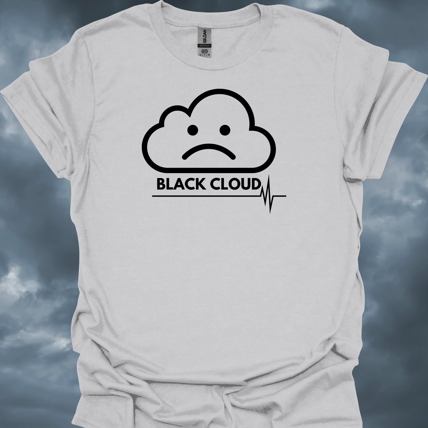 Black Cloud Medical Humor T-Shirt – Residency Life T-Shirt-Ice Grey-Health Gear Shop