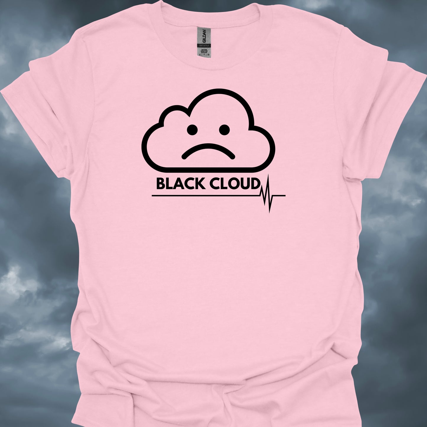 Black Cloud Medical Humor T-Shirt – Residency Life T-Shirt-Light Pink-Health Gear Shop