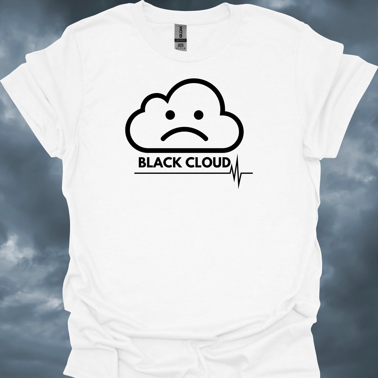 Black Cloud Medical Humor T-Shirt – Residency Life T-Shirt-White-Health Gear Shop