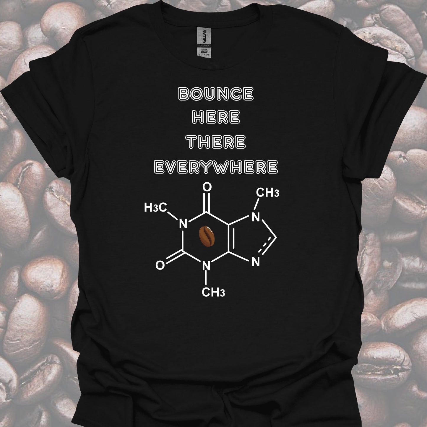Caffeine Molecule T-Shirt – For Healthcare Coffee Lovers-Health Gear Shop