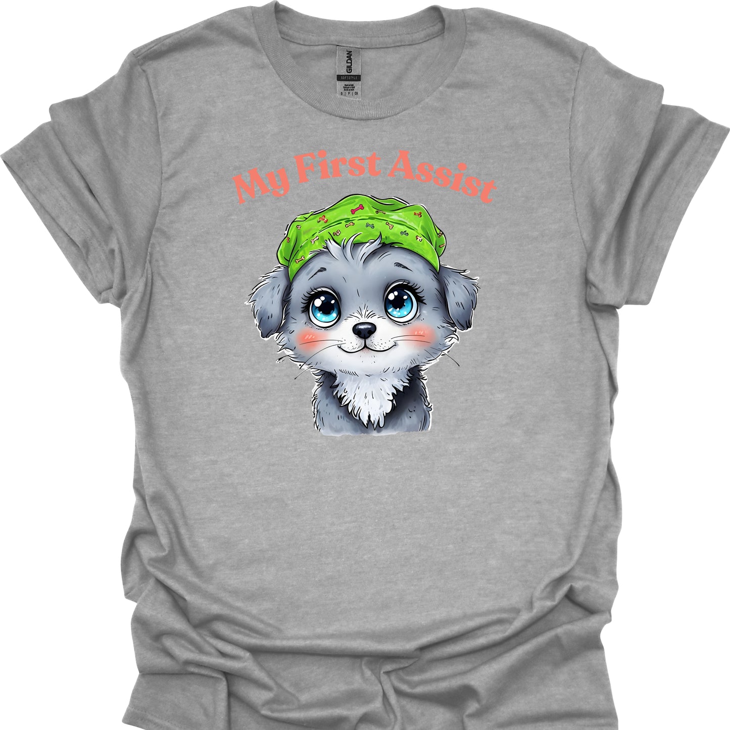 First Assistant Dog-Lover Surgeon Medical Gift T-Shirt-Health Gear Shop