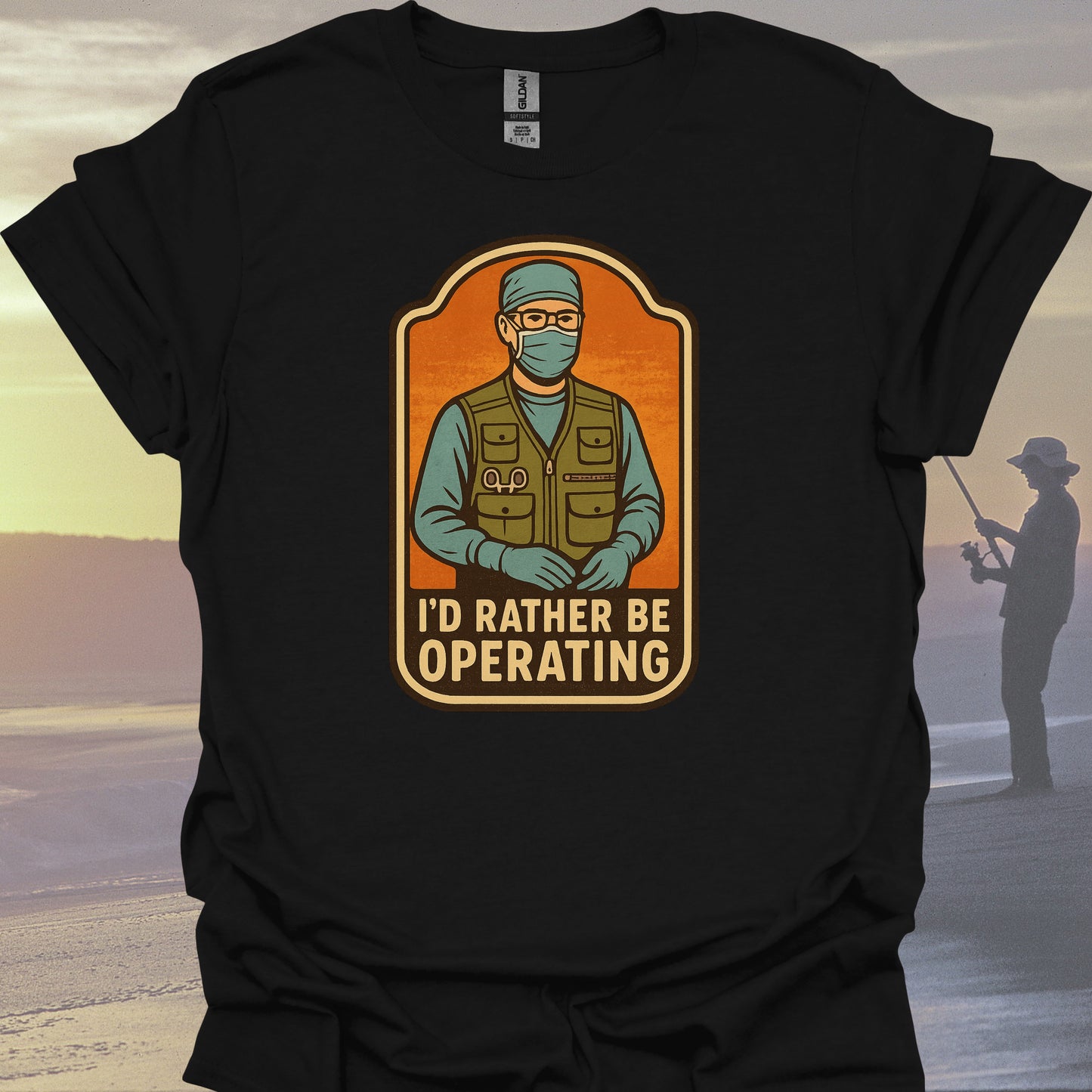 I'd Rather Be Operating T-Shirt-S-Health Gear Shop