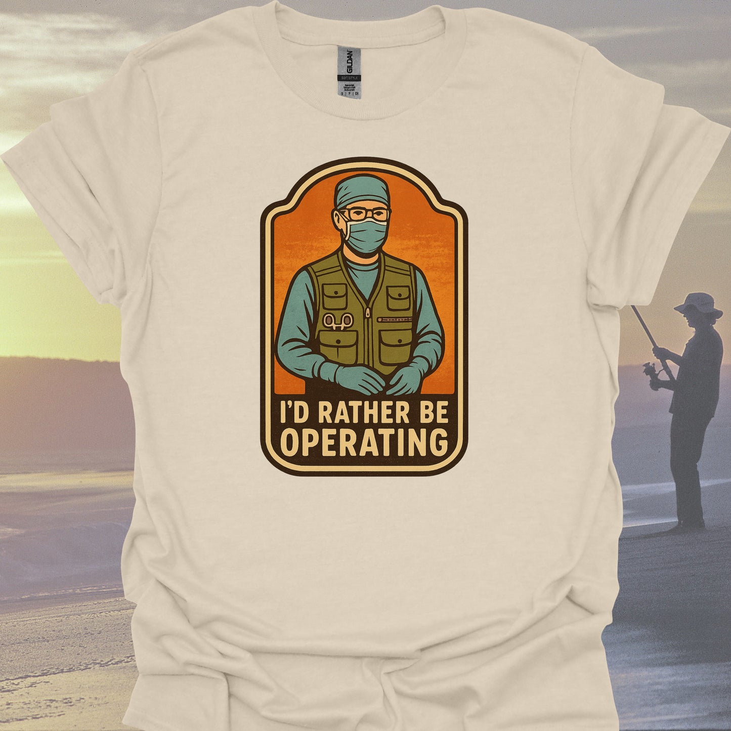I'd Rather Be Operating T-Shirt-S-Health Gear Shop