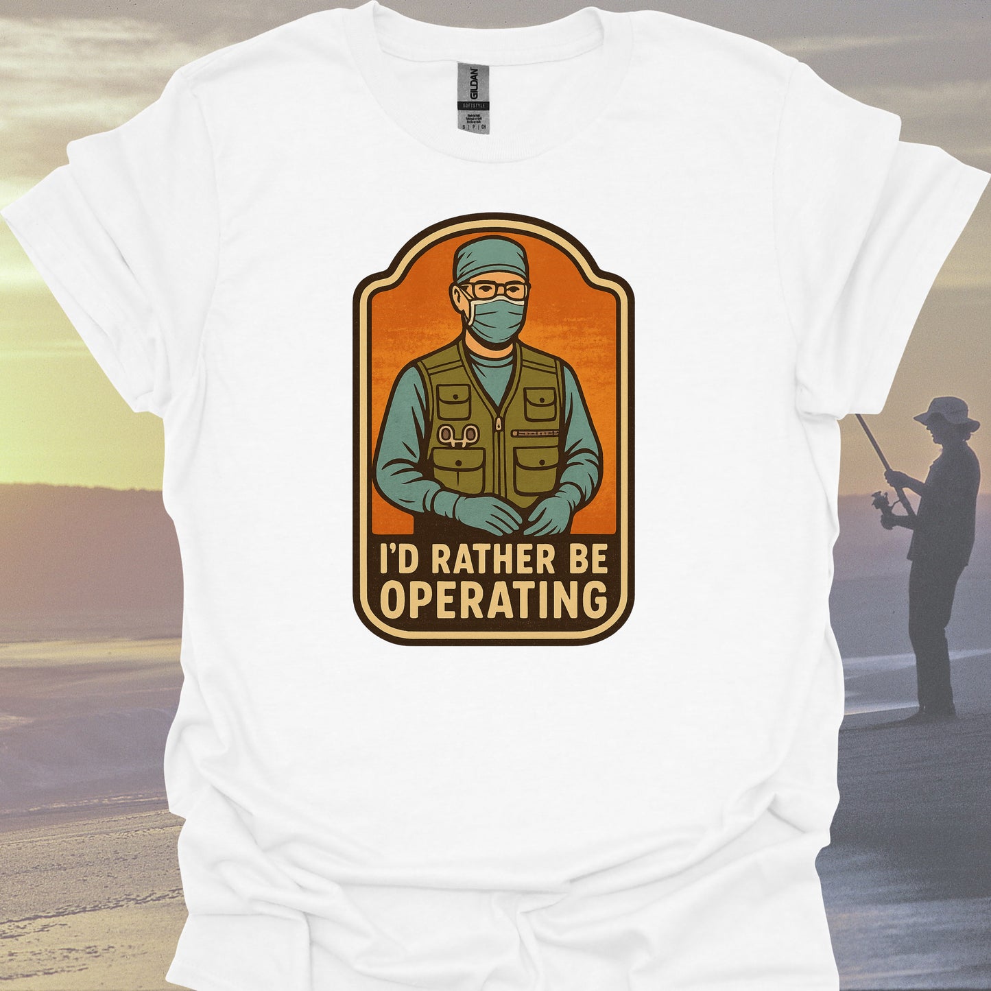 I'd Rather Be Operating T-Shirt-S-Health Gear Shop