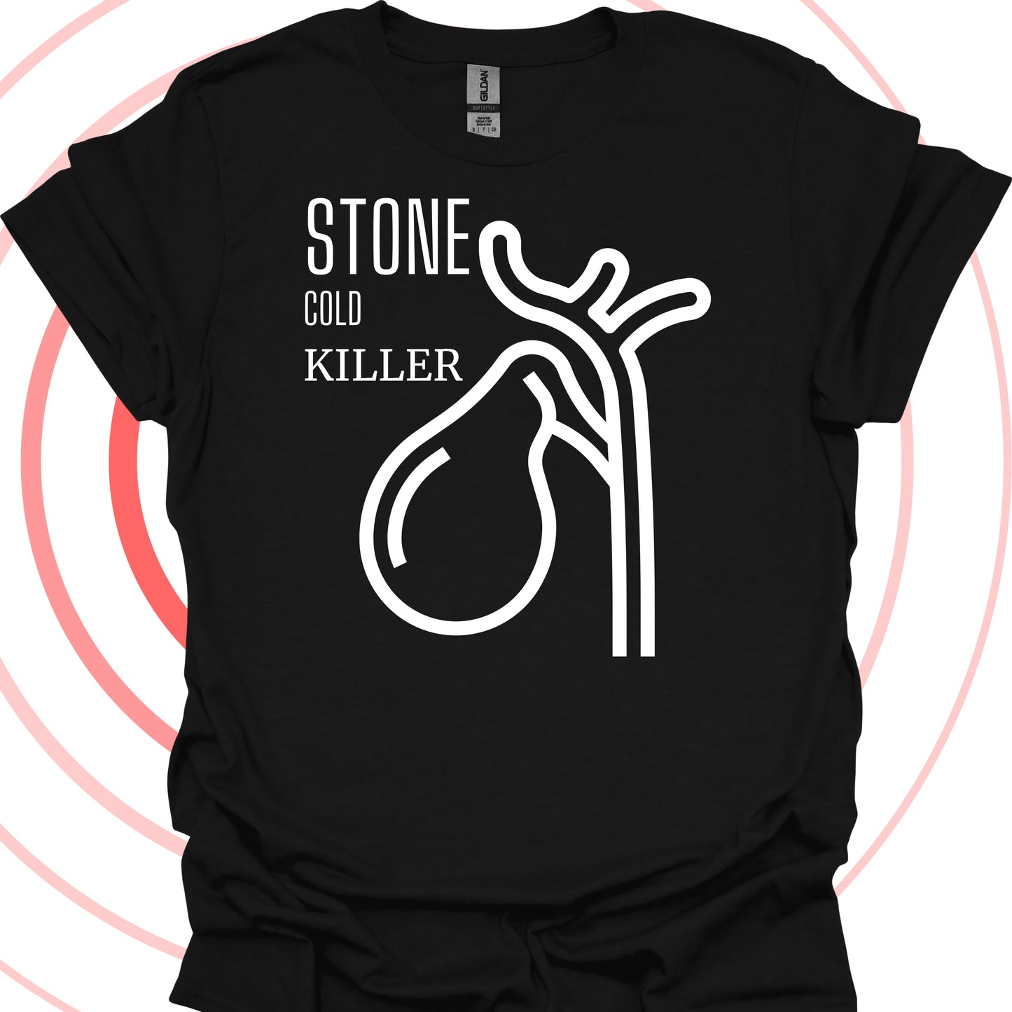 Stones In Your Gallbladder Surgery T-Shirt-Black-Health Gear Shop