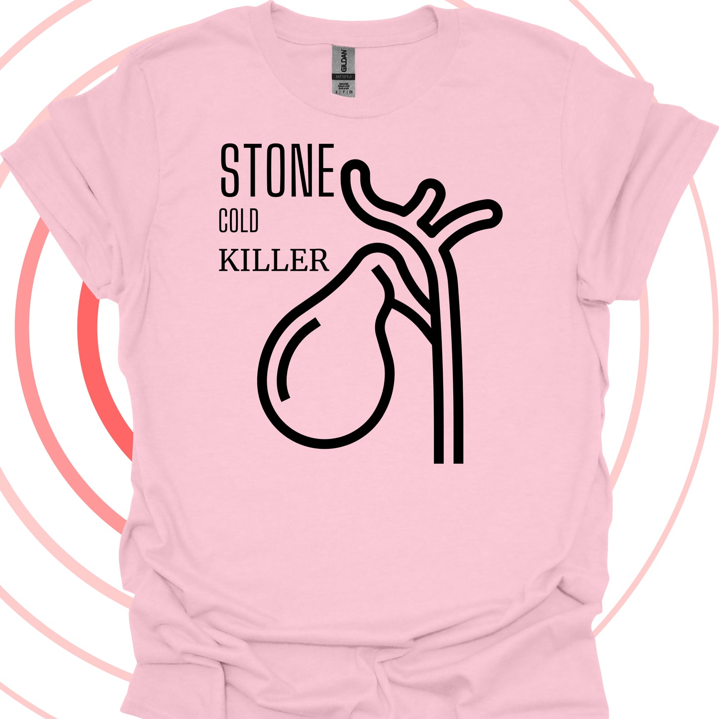 Stones In Your Gallbladder Surgery T-Shirt-Light Pink-Health Gear Shop