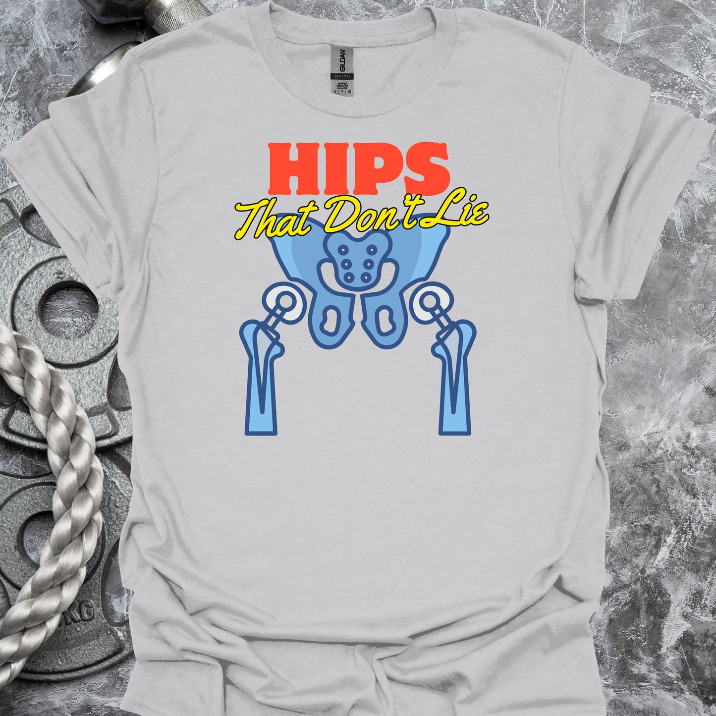 Hip Surgery Replacement Recovery T-Shirt – Celebrate Healing in Ice Grey – funny medical t-shirt, nurse and doctor gift for healthcare