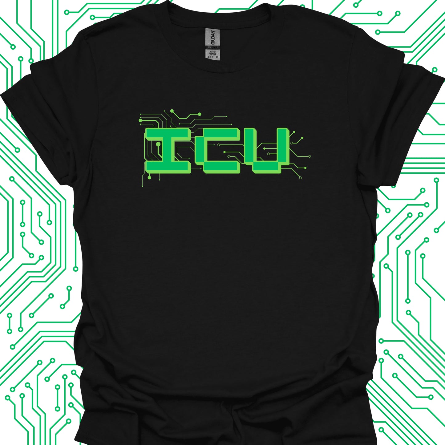 ICU Digital Circuit Board T-Shirt