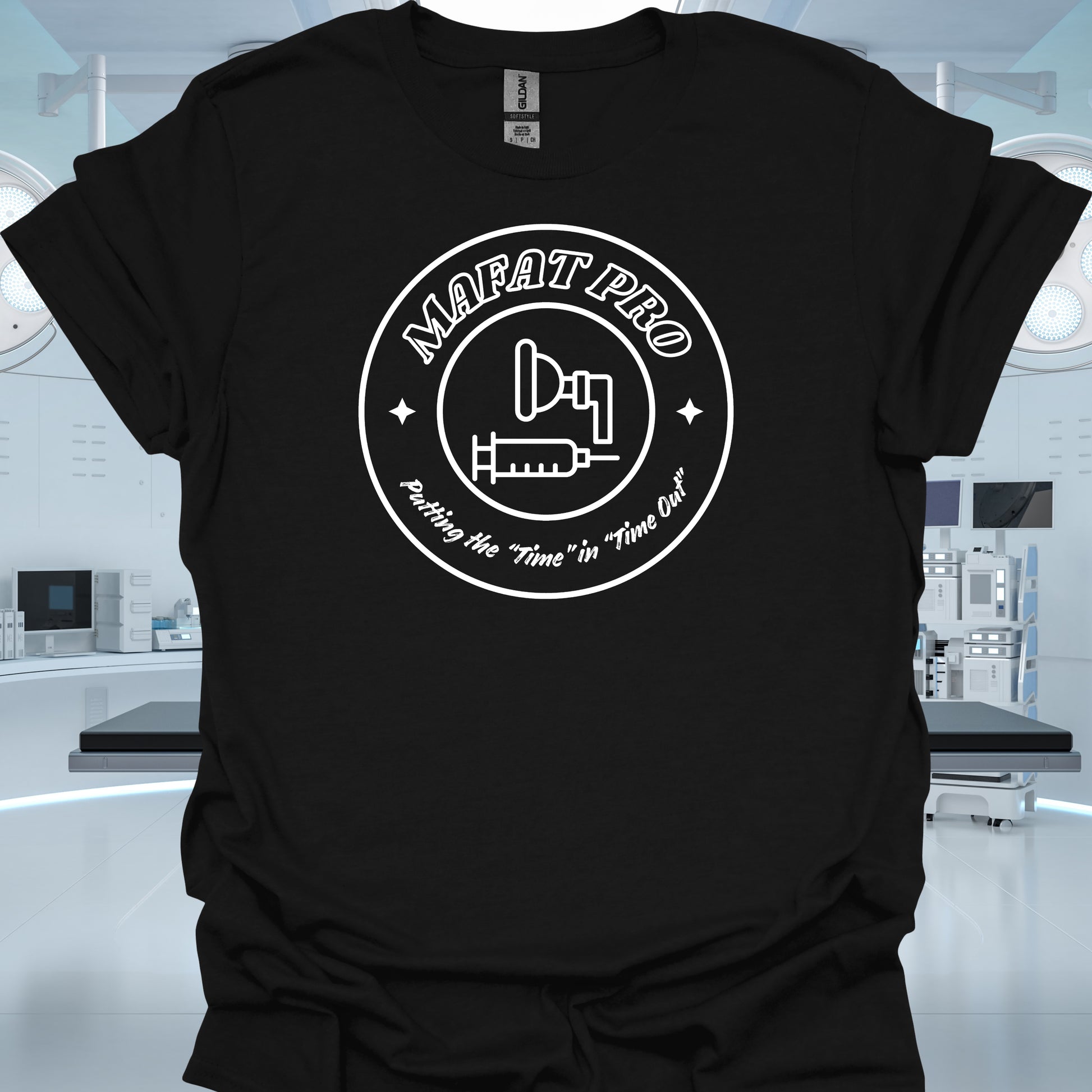 MAFAT Pro Anesthesia Humor T-Shirt – Funny CRNA & Anesthesiologist T-Shirt-Black-Health Gear Shop