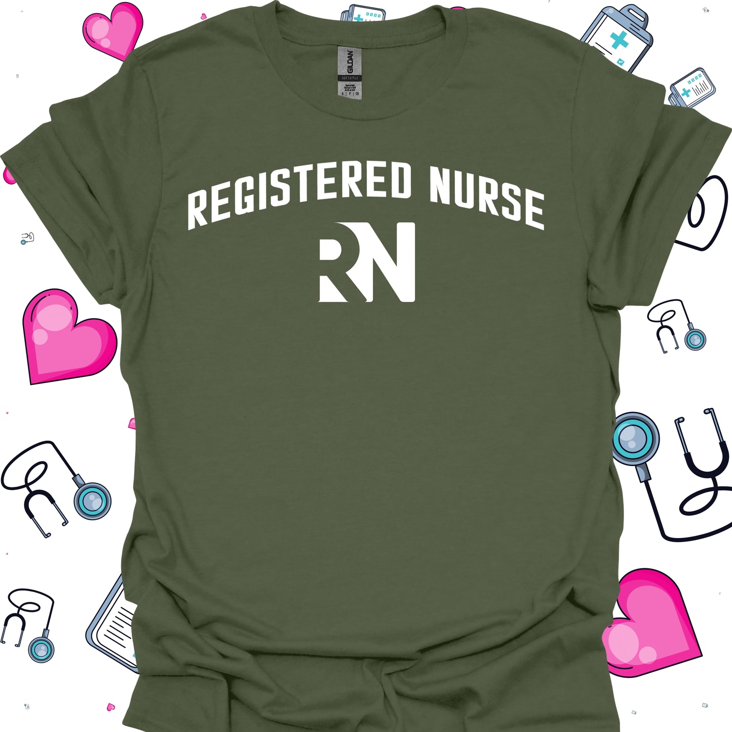Registered Nurse T-Shirt – Comfortable RN Apparel for Healthcare Heroes in S – funny medical t-shirt, nurse and doctor gift for healthcare