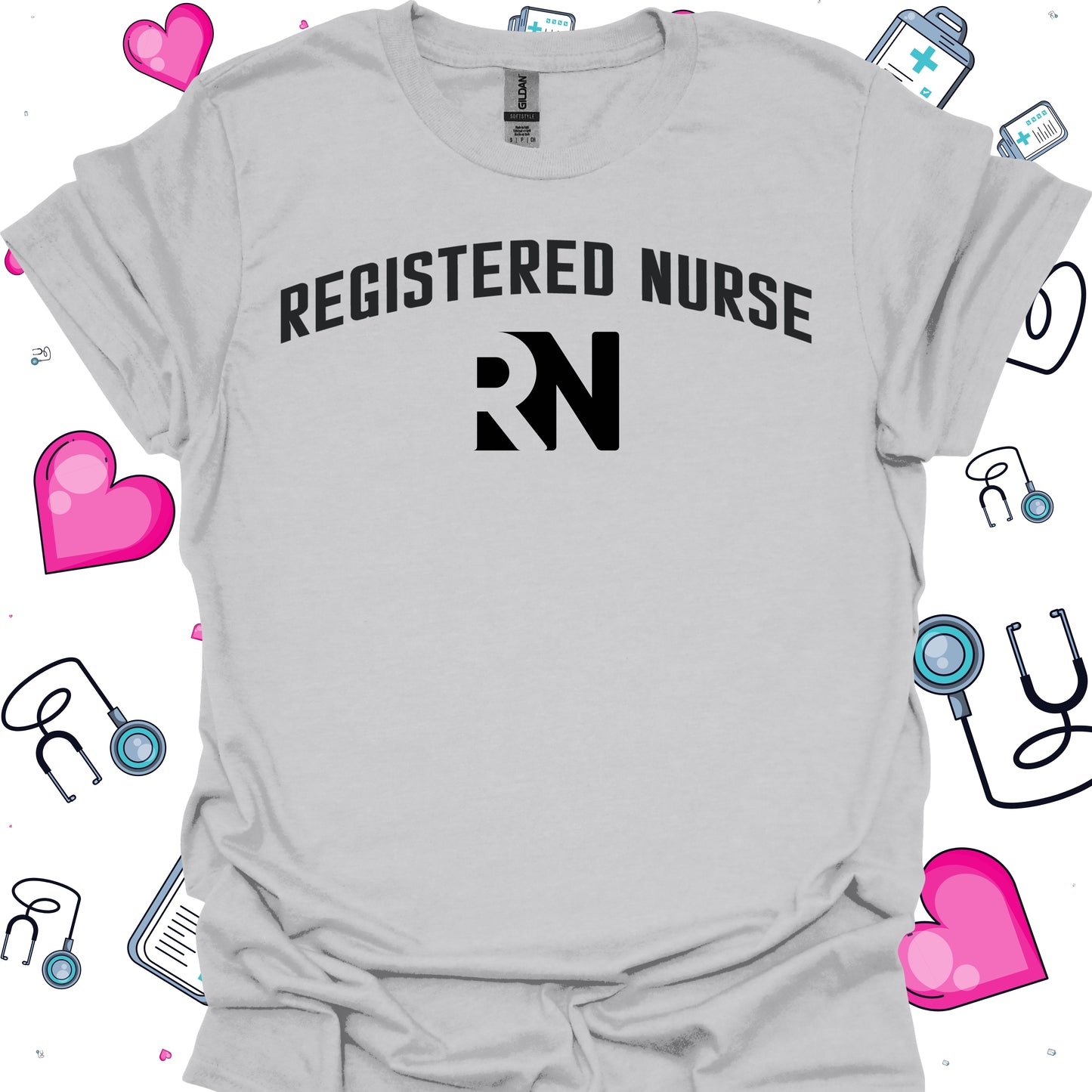 Registered Nurse T-Shirt – Comfortable RN Apparel for Healthcare Heroes in S – funny medical t-shirt, nurse and doctor gift for healthcare