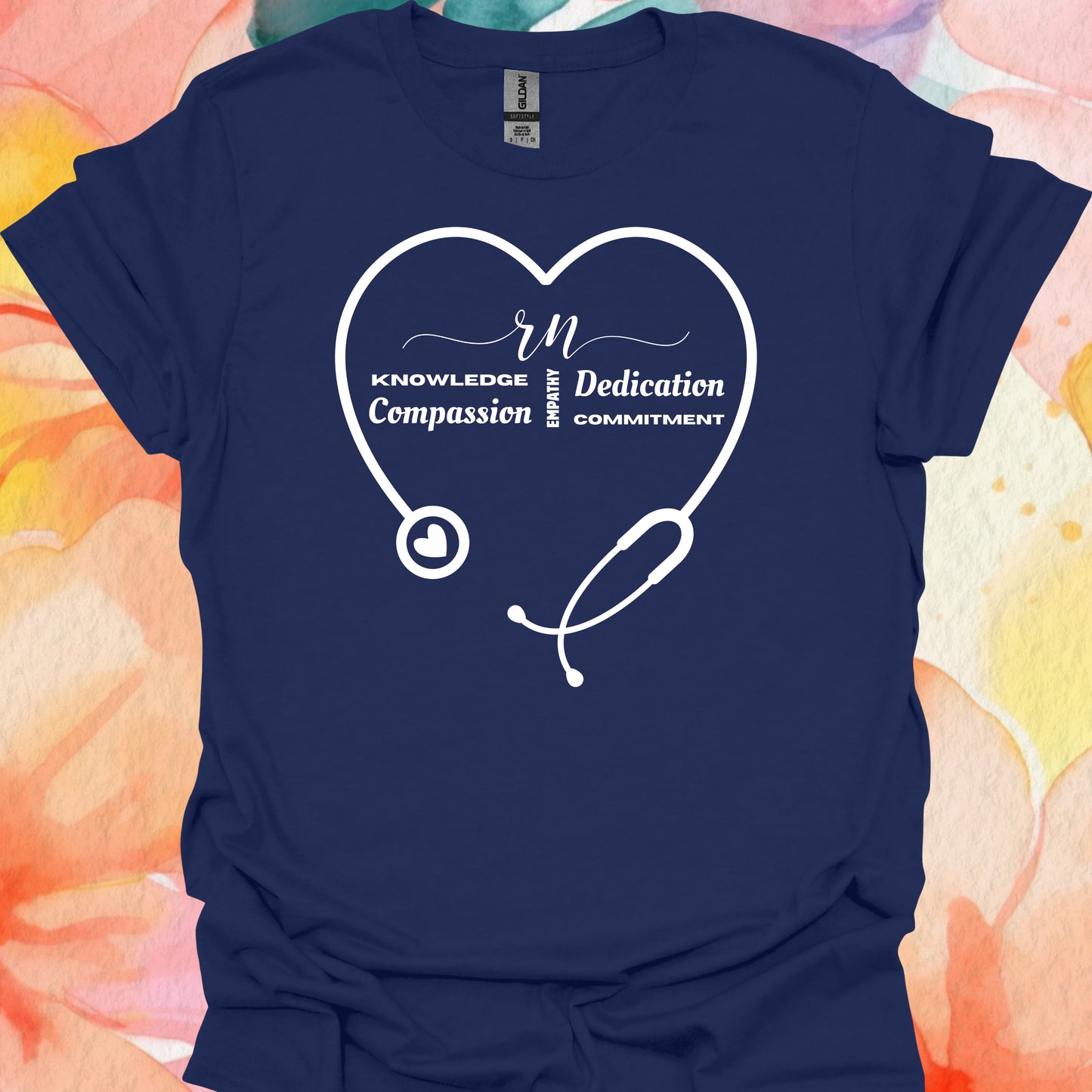Nurse Appreciation T-Shirt – Heartfelt Gift for Nurses in Navy – funny medical t-shirt, nurse and doctor gift for healthcare