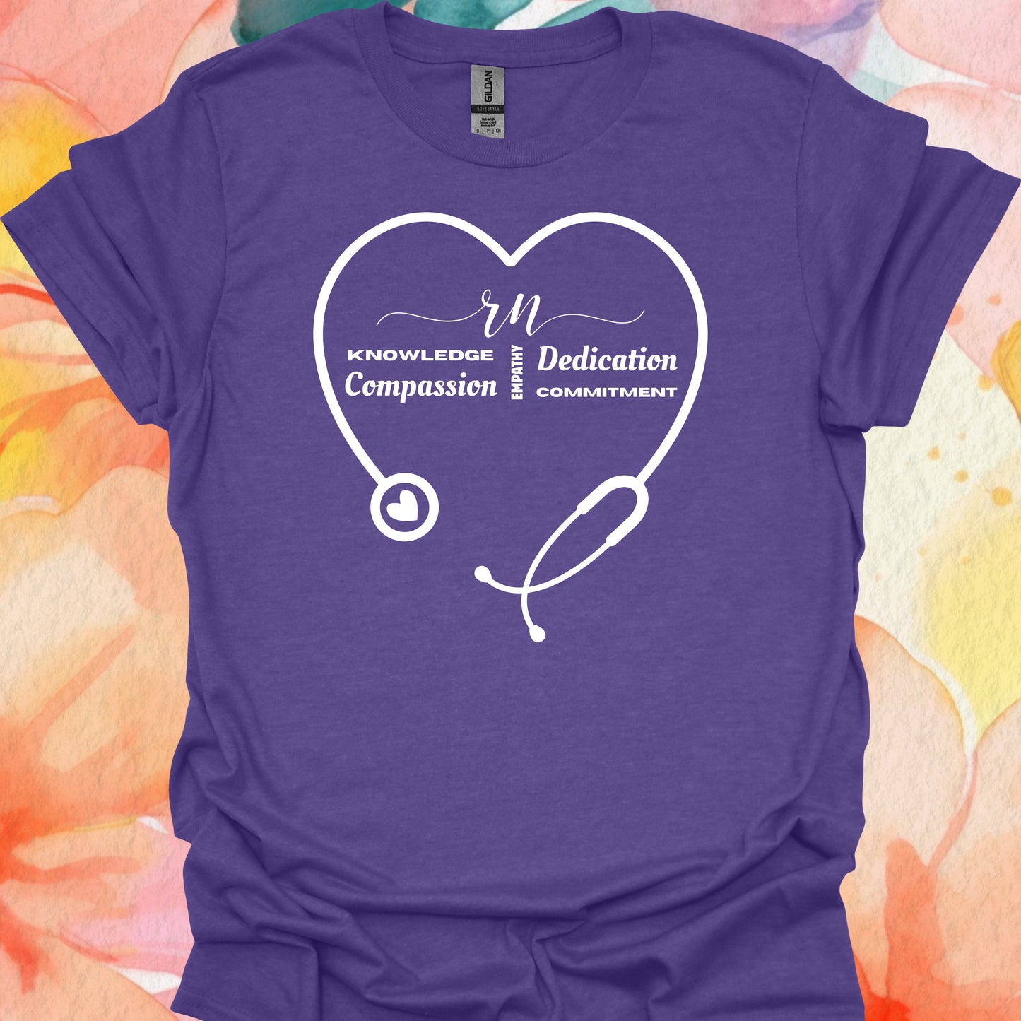 Nurse Appreciation T-Shirt – Heartfelt Gift for Nurses in Purple – funny medical t-shirt, nurse and doctor gift for healthcare