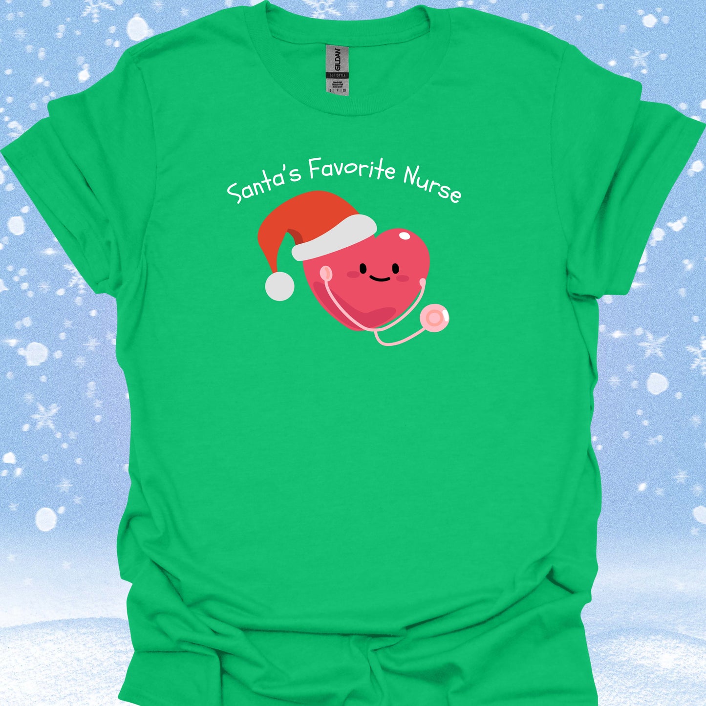 Santa's Favorite Nurse T-Shirt – Christmas Holiday Cheer in S – funny medical t-shirt, nurse and doctor gift for healthcare