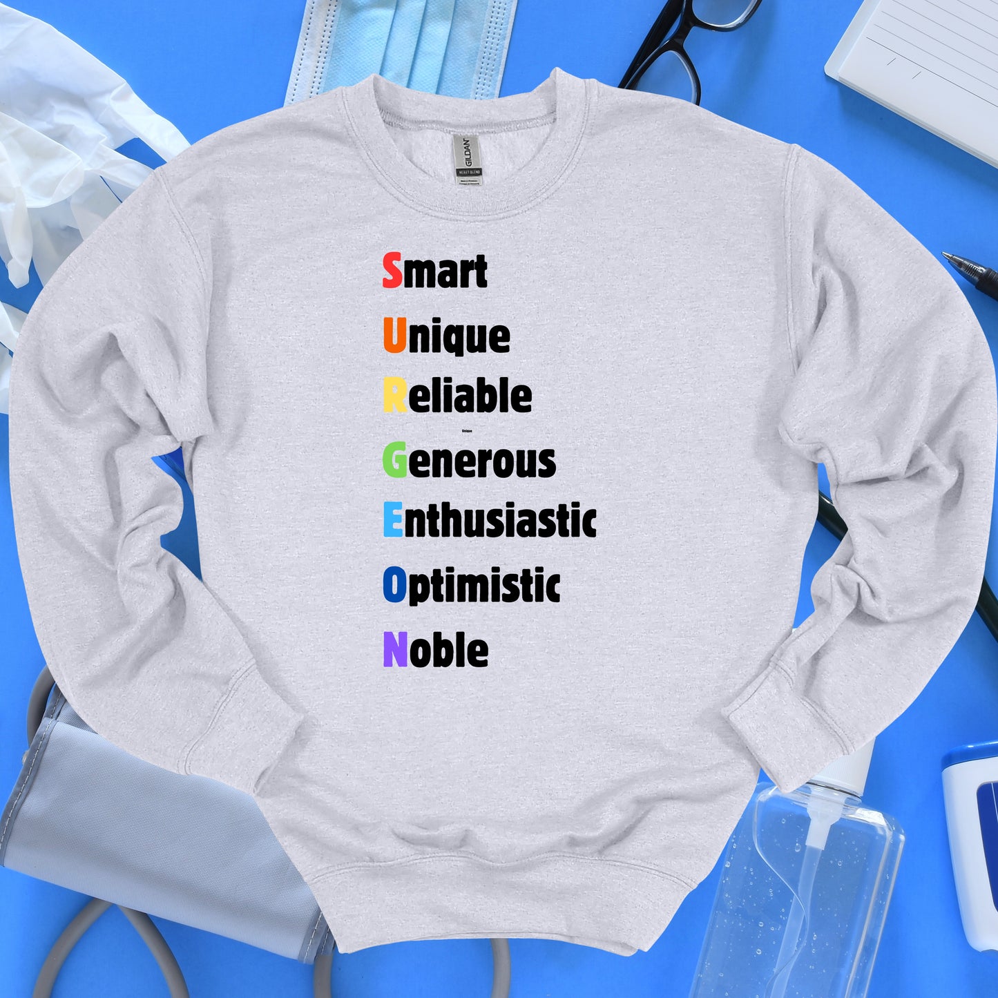 Surgeon Medical Crewneck Sweatshirt
