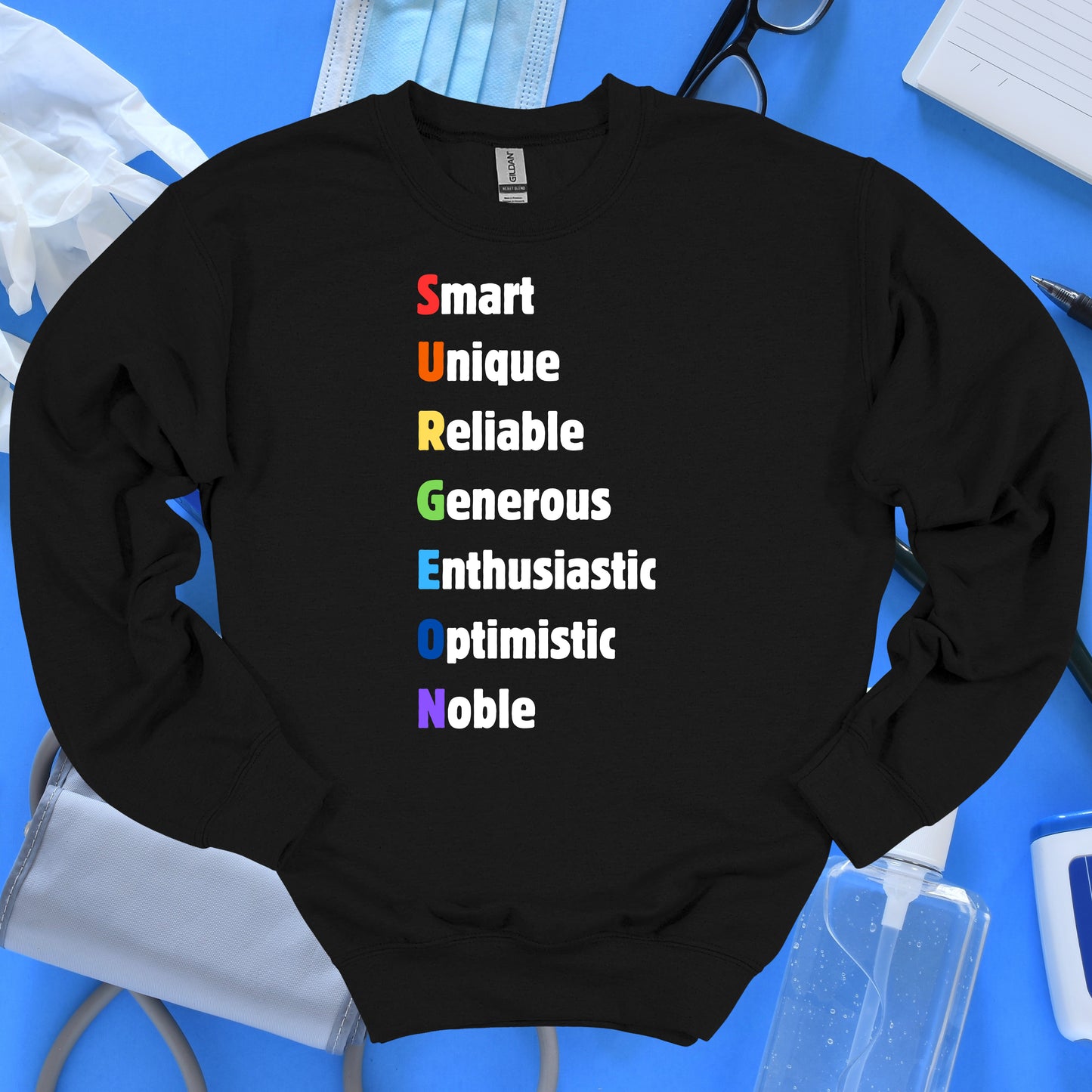 Surgeon Medical Crewneck Sweatshirt