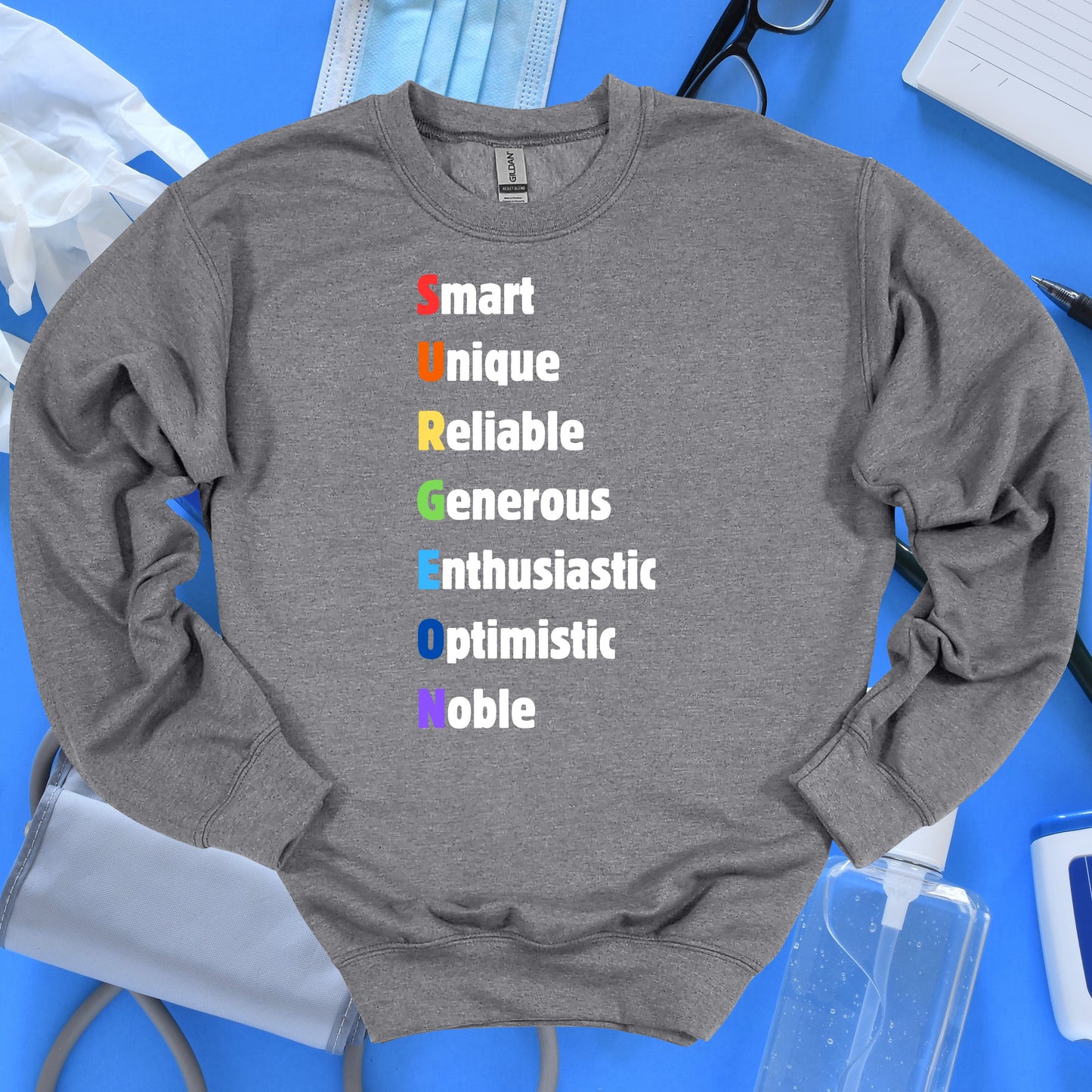 Surgeon Medical Crewneck Sweatshirt