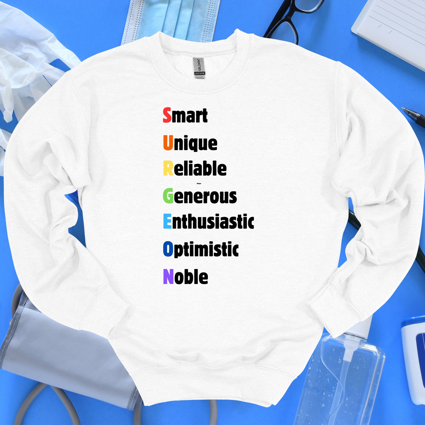 Surgeon Medical Crewneck Sweatshirt