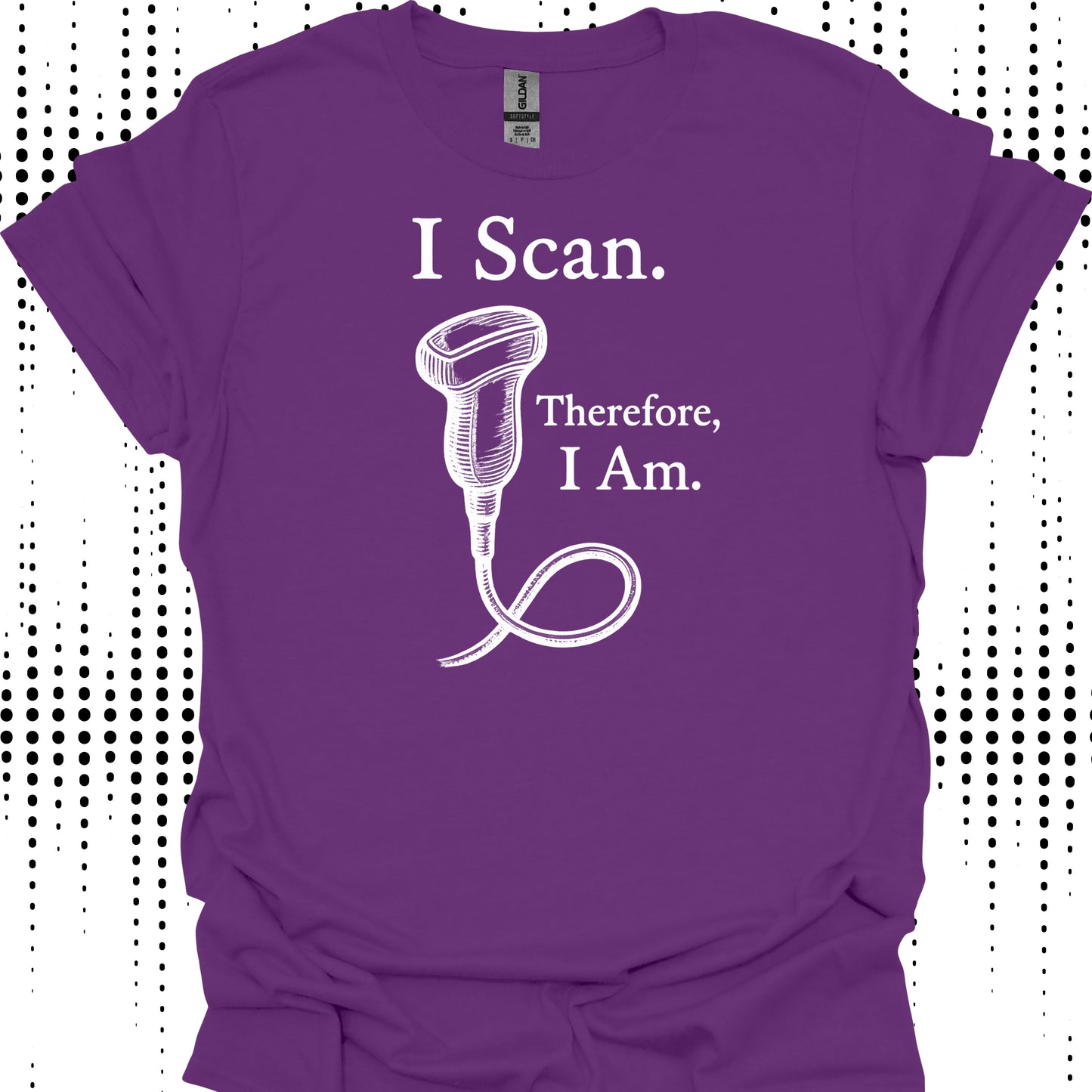 I Scan Ultrasound T-Shirt – Perfect for Sonographers-Purple-Health Gear Shop
