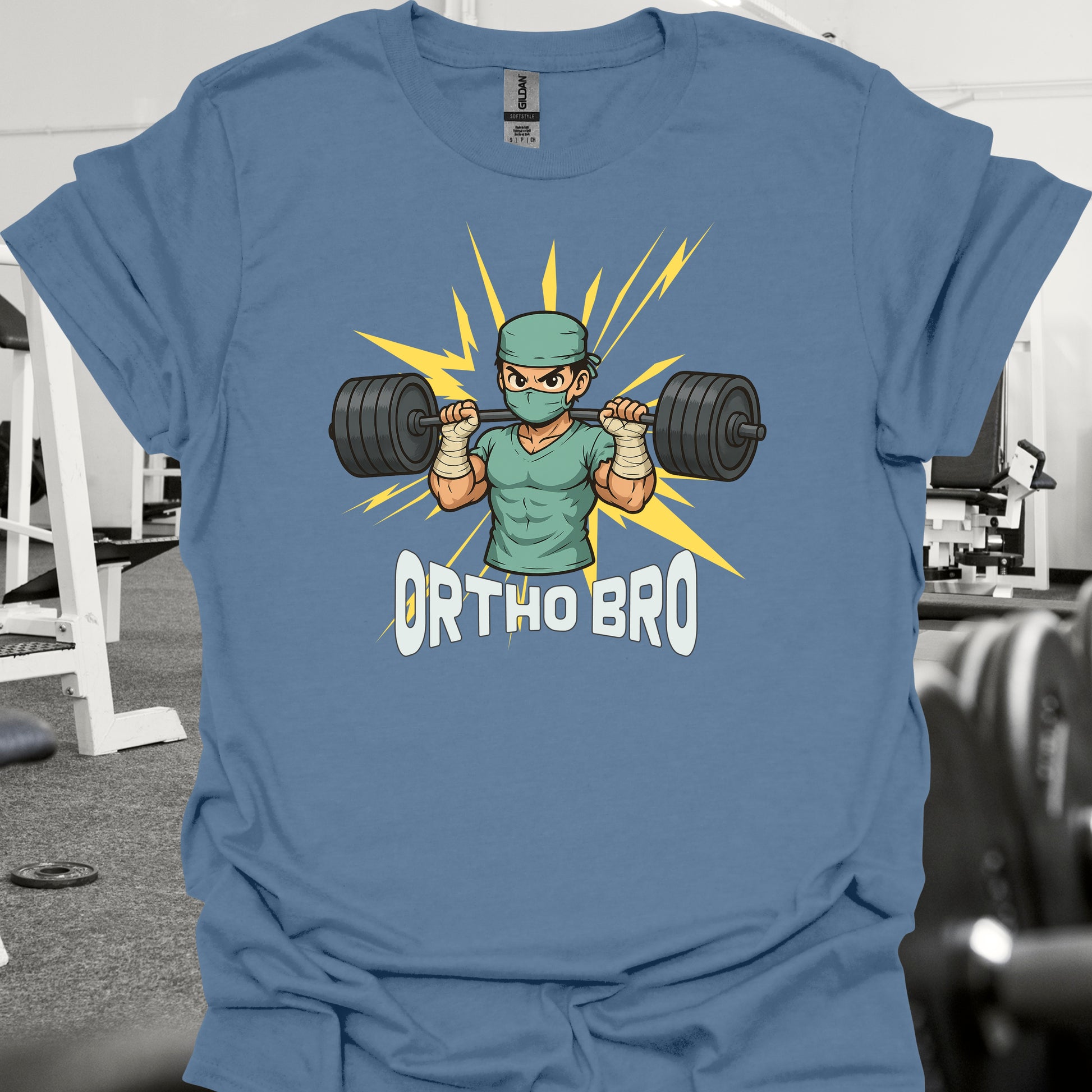 Ortho Bro Orthopedic Surgery T-Shirt-Indigo Blue-Health Gear Shop