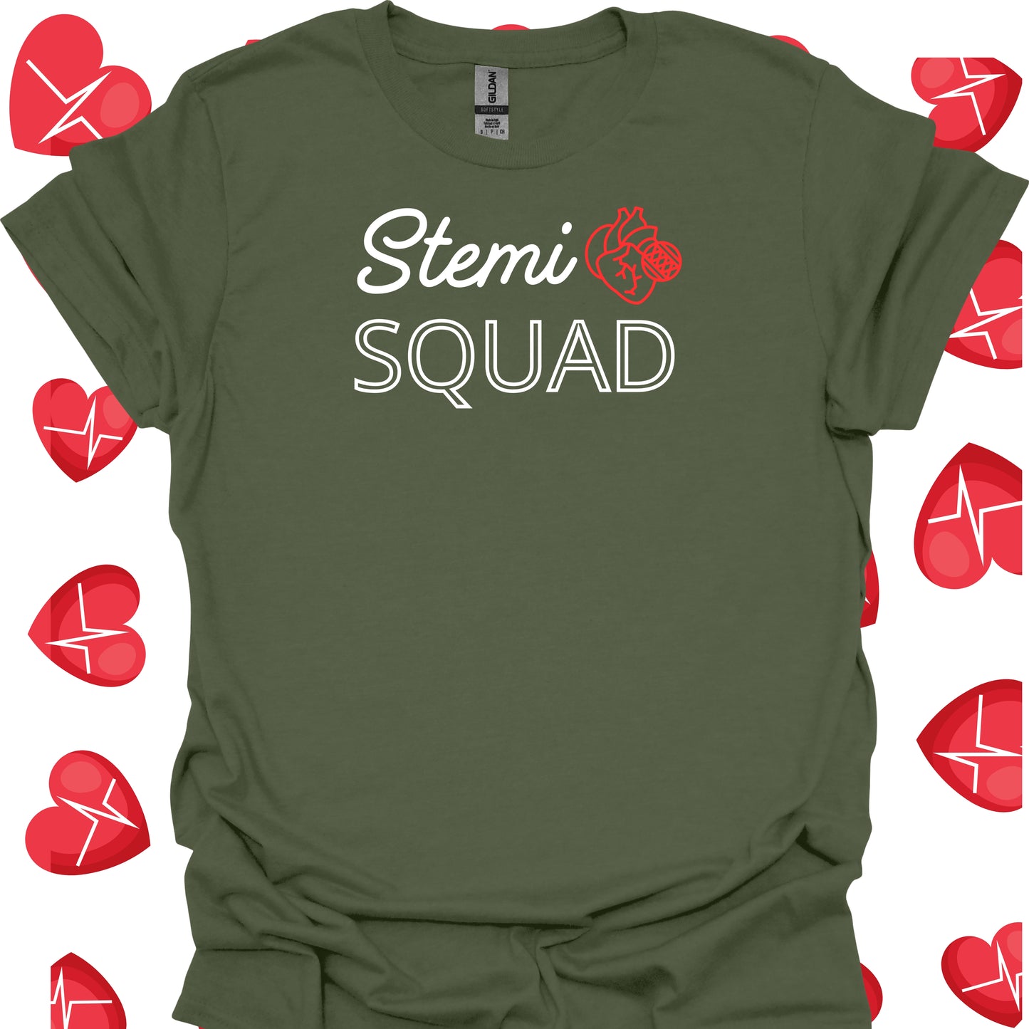 STEMI Squad Cardiologist & Cath Lab Team Shirt