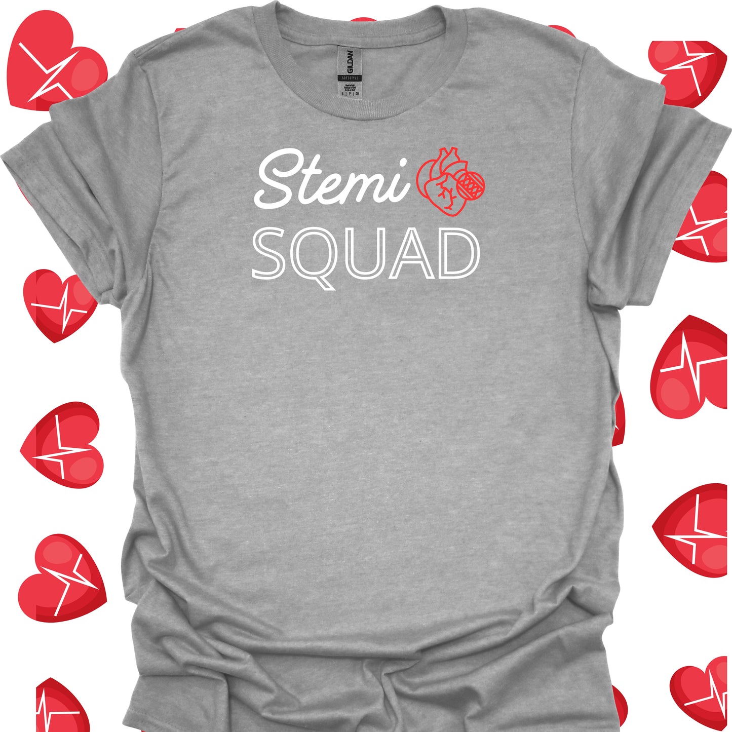 STEMI Squad Cardiologist & Cath Lab Team Shirt