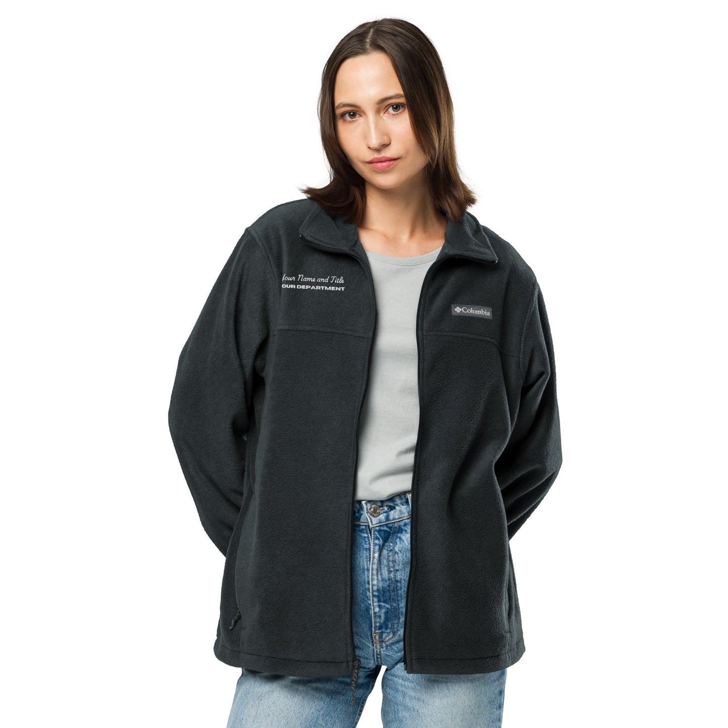 Personalized Embroidered Unisex Columbia Fleece Jacket