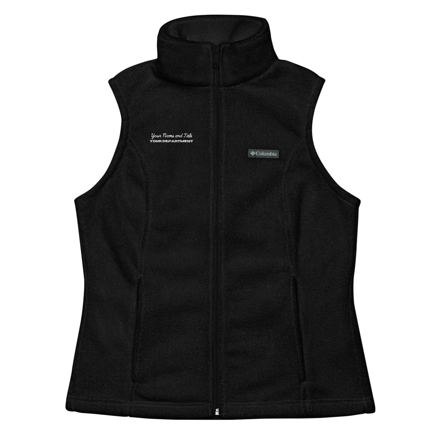 Personalized Embroidered Women’s Columbia Fleece Vest