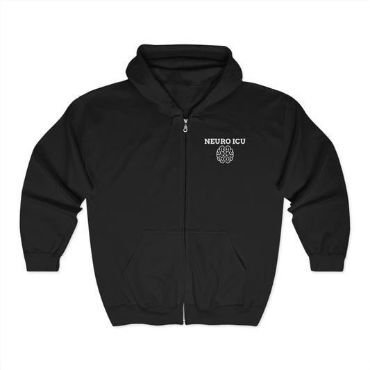 Neuro ICU Full-Zip Hoodie – For Neurocritical Care Staff