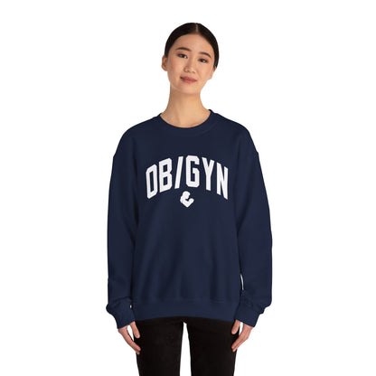 Varsity Style OB/GYN Medical Gift Crewneck Sweatshirt