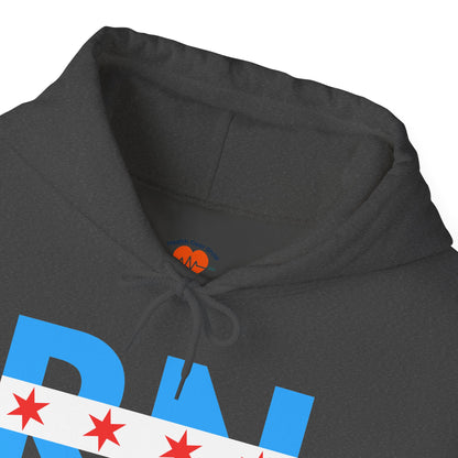 RN Nurse Chicago Flag Medical Hoodie