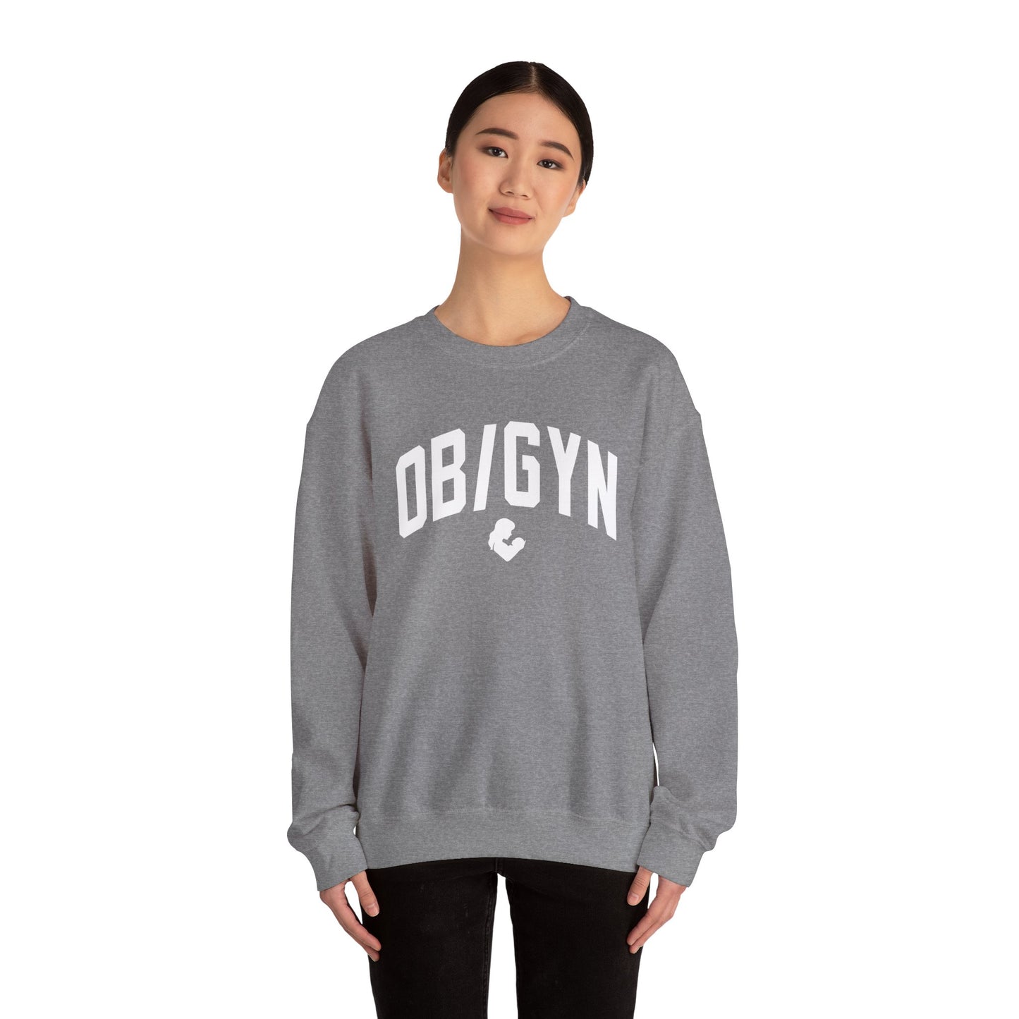 Varsity Style OB/GYN Medical Gift Crewneck Sweatshirt