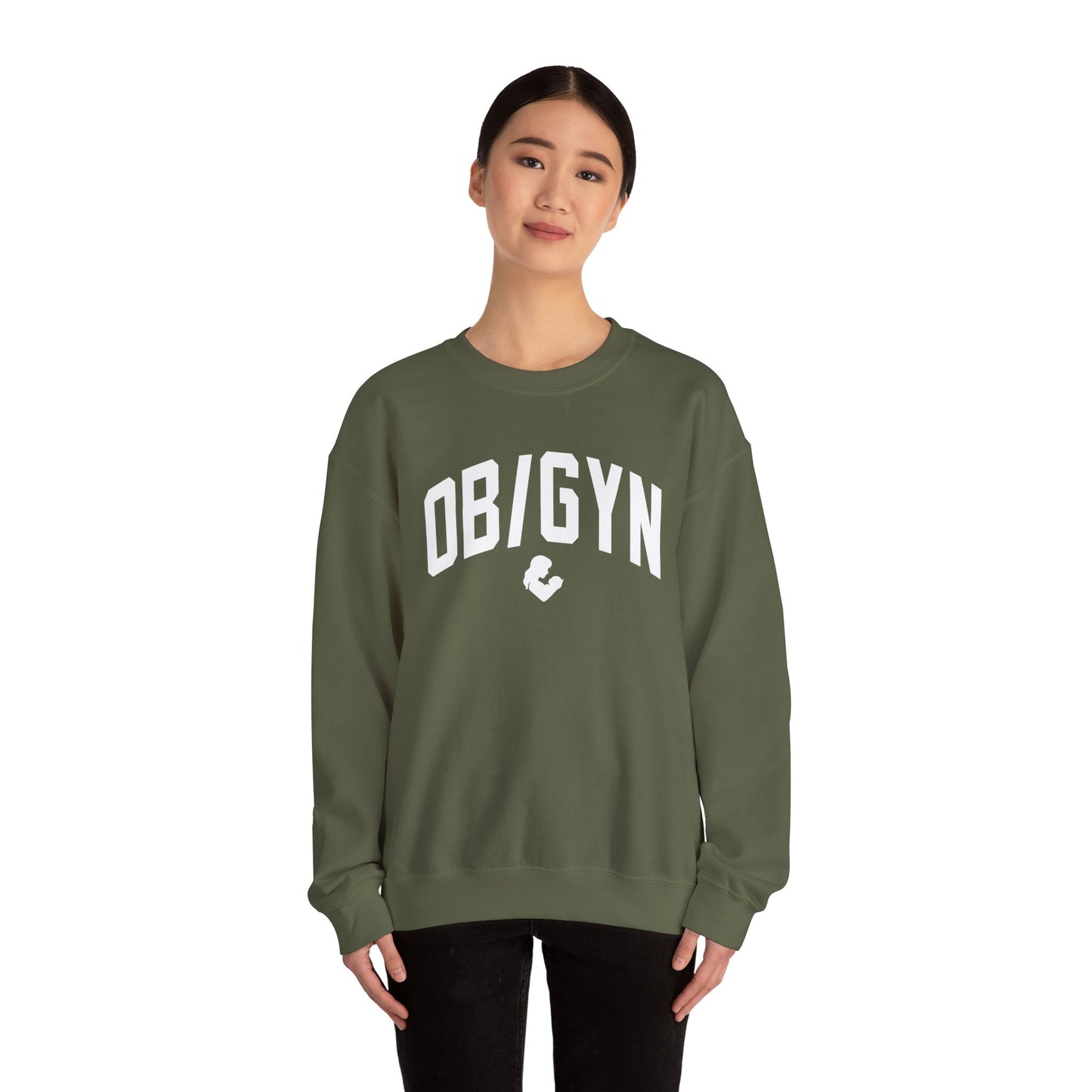 Varsity Style OB/GYN Medical Gift Crewneck Sweatshirt