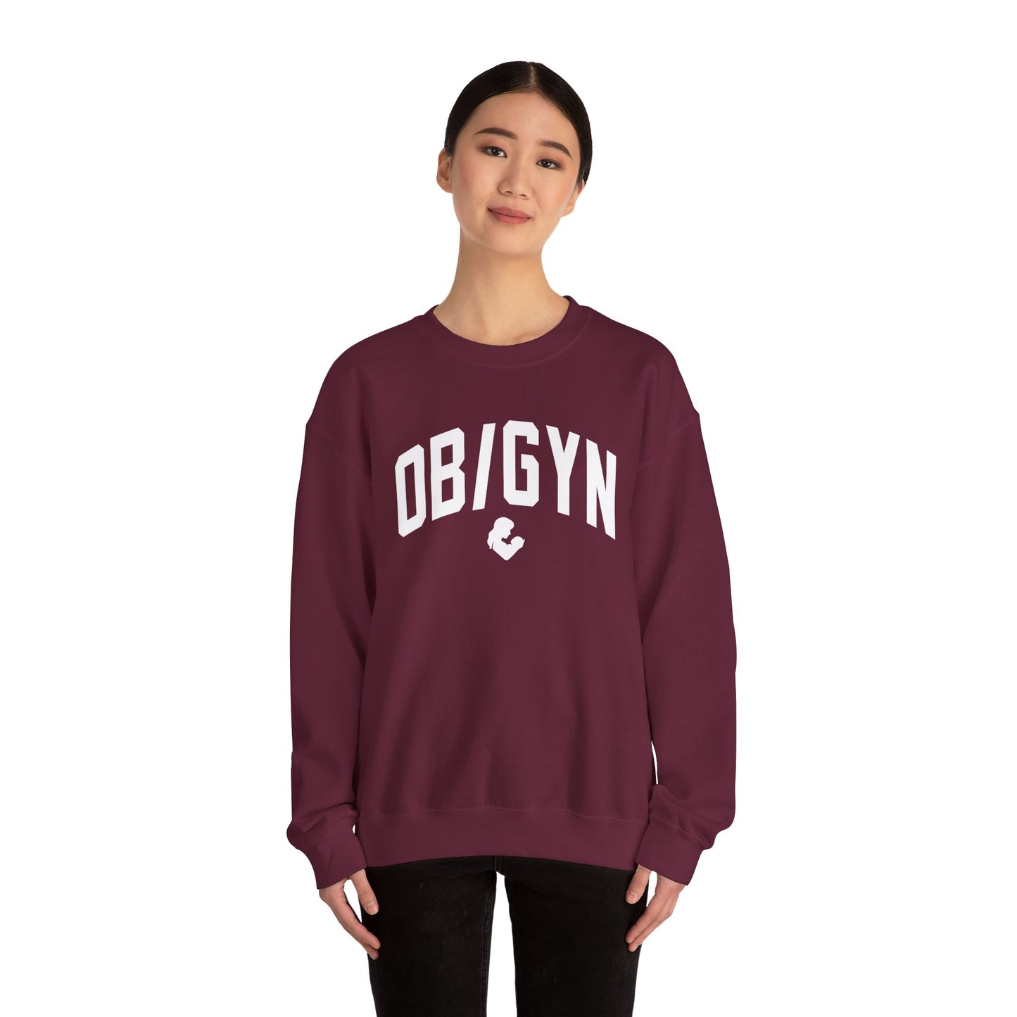 Varsity Style OB/GYN Medical Gift Crewneck Sweatshirt