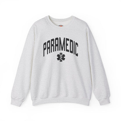 Varstity Paramedic Crewneck Sweatshirt-Ash-Health Gear Shop
