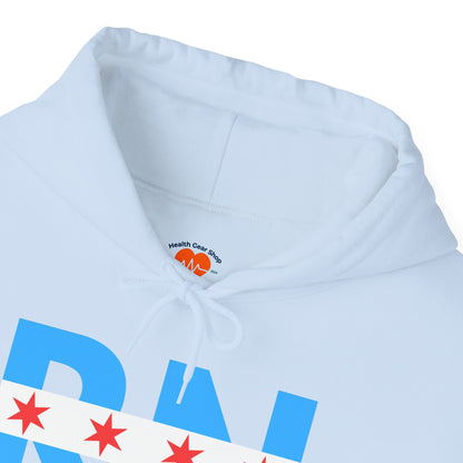 RN Nurse Chicago Flag Medical Hoodie
