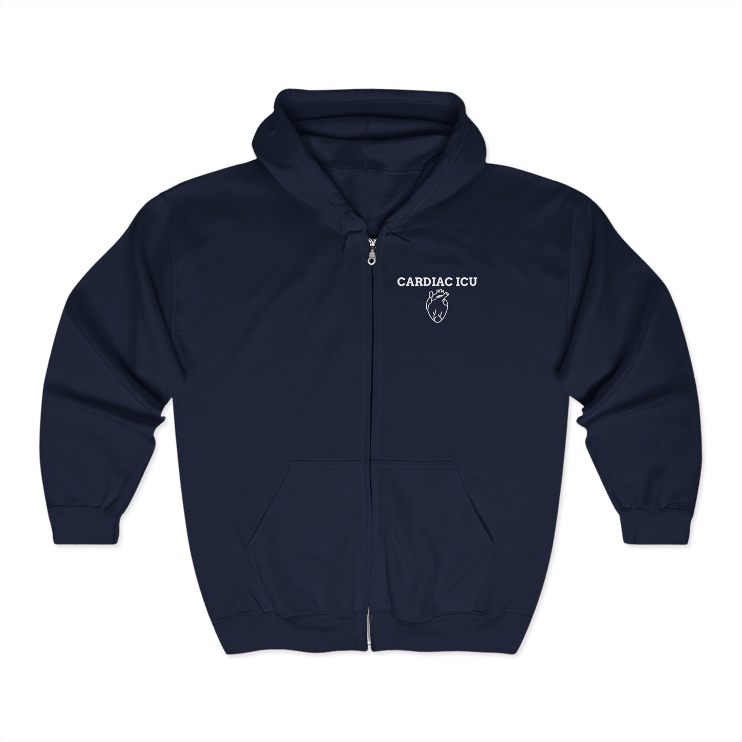 Cardiac ICU Full-Zip Hoodie – For Heart Unit Heroes
