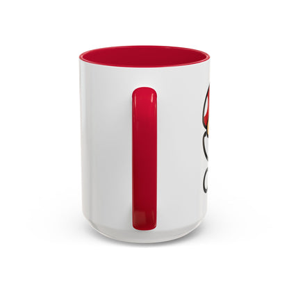 Power Up Mushroom Medical Coffee Mug - 15 oz. Red